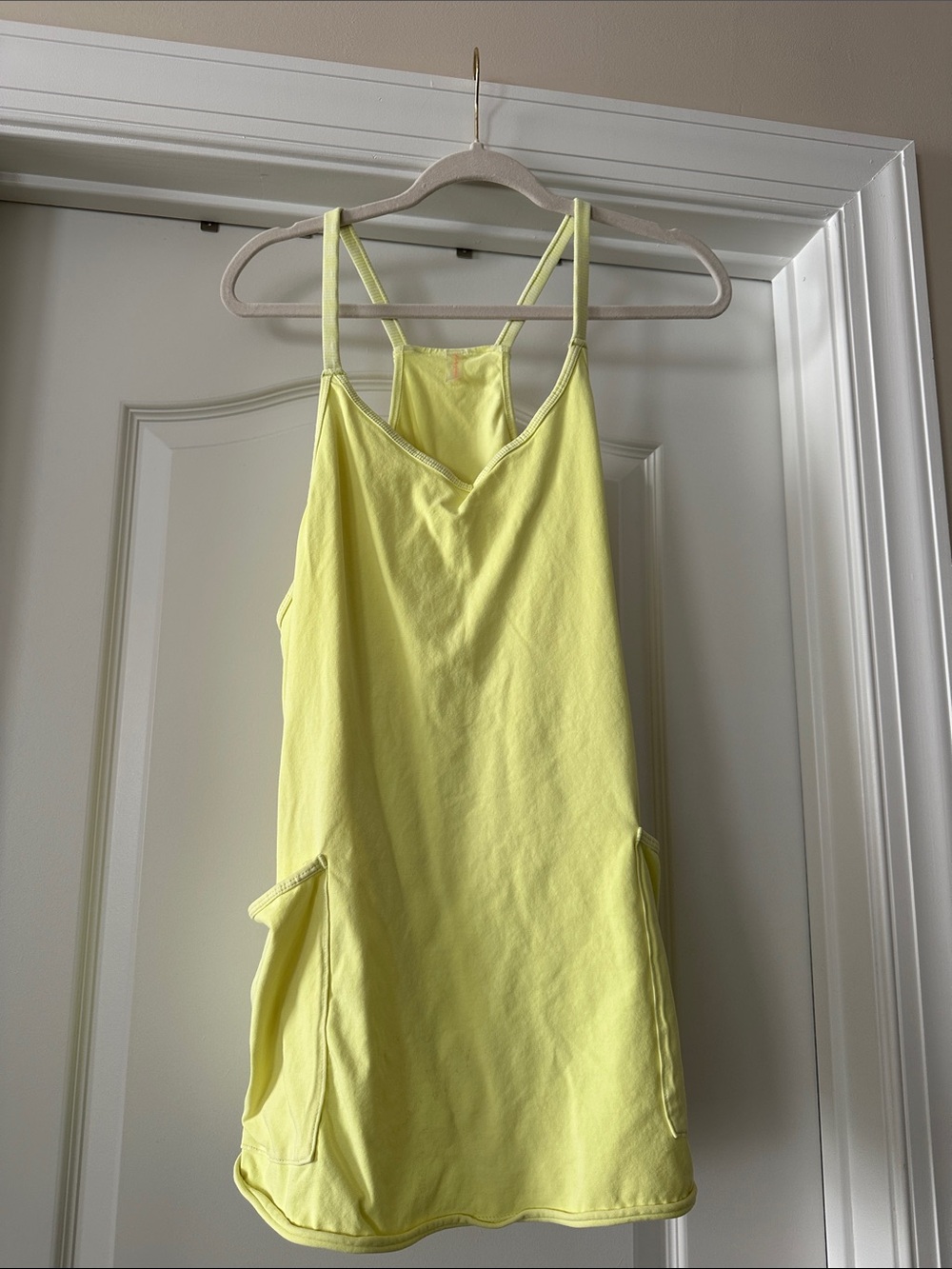 FP Movement by Free People Lemon Yellow Romper